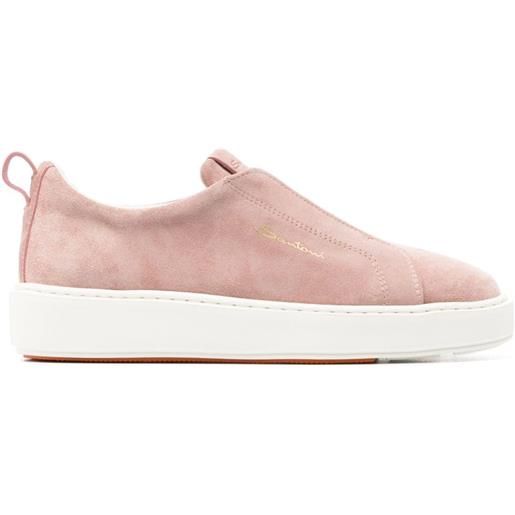 Santoni sneakers slip-on - rosa