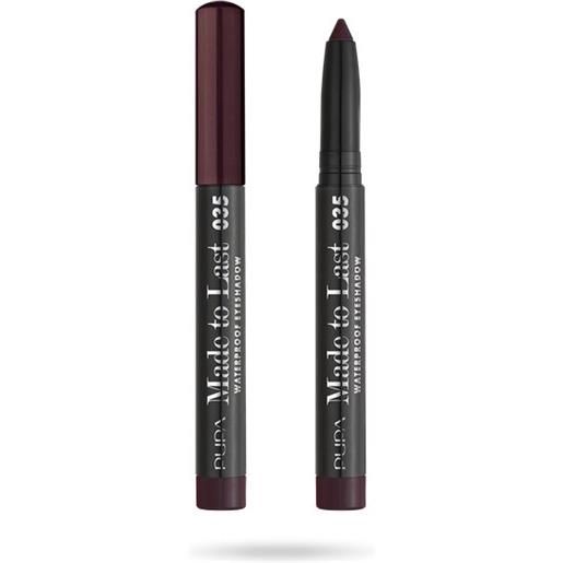 Pupa made to last waterproof eyeshadow ombretto stick 035 plum