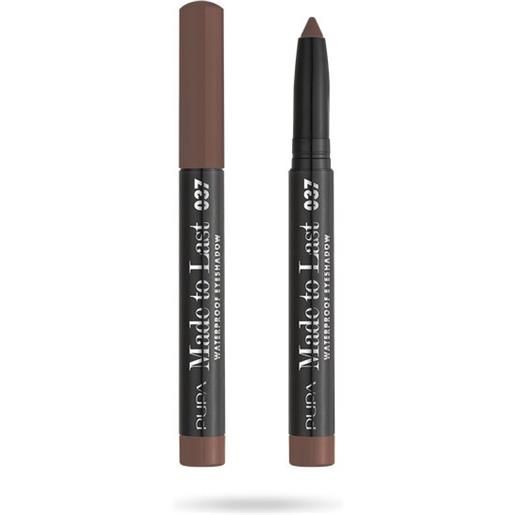 Pupa made to last waterproof eyeshadow ombretto stick 037 intense taupe
