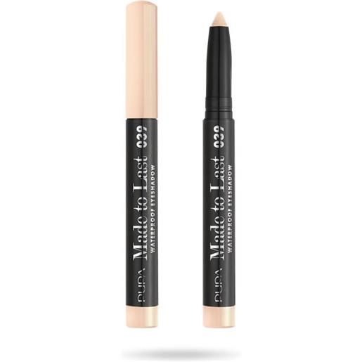 Pupa made to last waterproof eyeshadow ombretto stick 039 butter