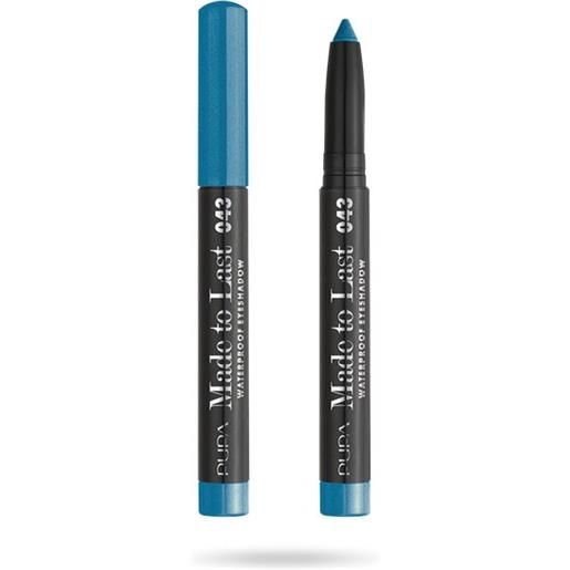 Pupa made to last waterproof eyeshadow ombretto stick 043 sky blue