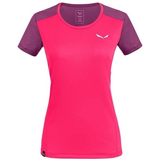 Salewa sporty b t-shirt, donna, virtual pink/6870, 44/38