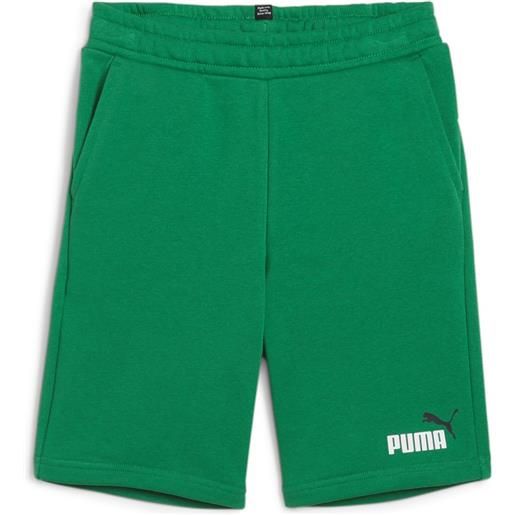 Puma shorts essentials+ two-one archive green da bambino