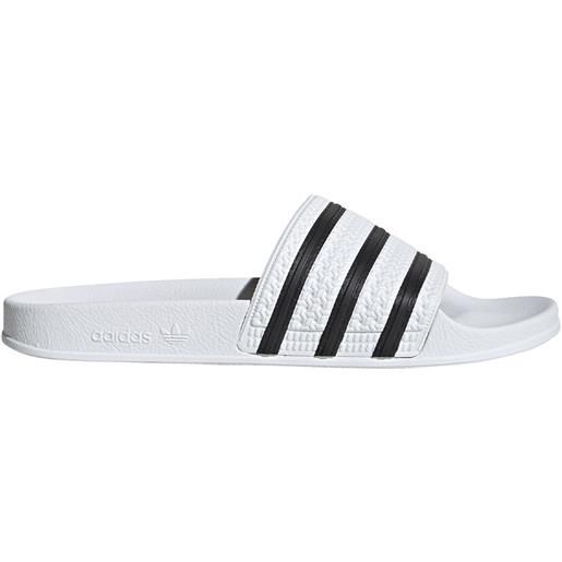 Adidas adilette white black