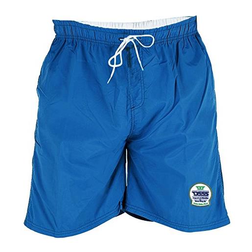 Duke pantaloncini costume da bagno da uomo duke d555 nuovo yarrow grande misura king trunks spiaggia pantaloni lunghi - blu reale, 4xl - xxxxl