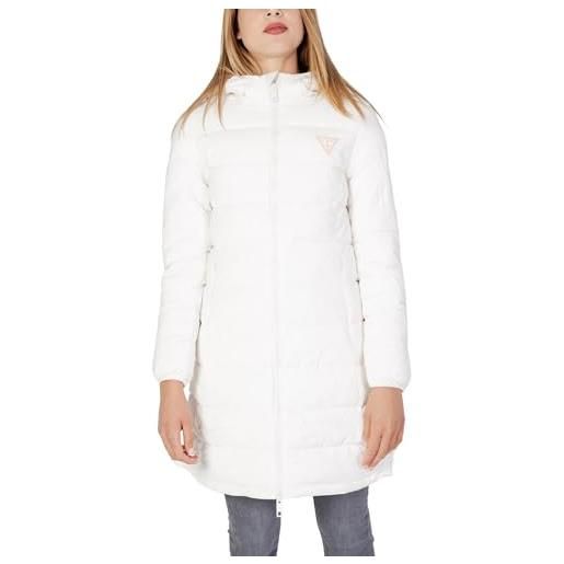 GUESS piumino donna active aleta long puffer jacket v3bl12wf3x0 s panna