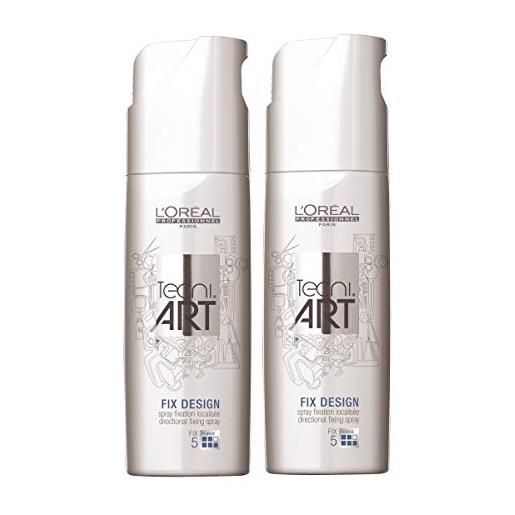 L'Oréal Paris tecni. Art fix design, due lacca per capelli spray da 200 ml