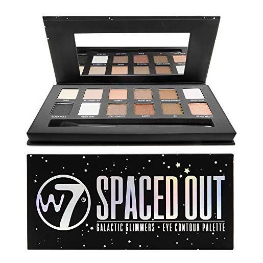 W7 spaced out galactic glimmers eye contour palette 9,6 g, 12 pezzi