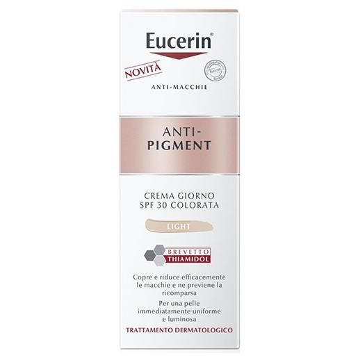 Eucerin anti-pigment crema giorno spf30 colorata light 50ml