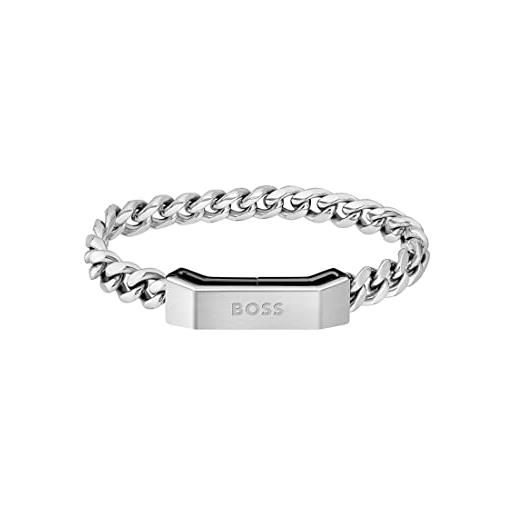 BOSS jewelry braccialetto a catena da uomo collezione carter disponibile in silver m