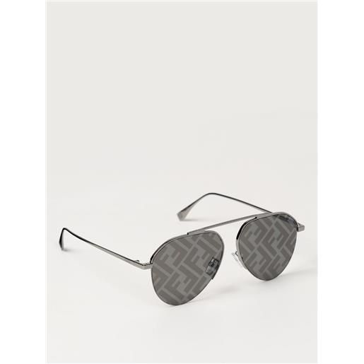 Fendi occhiali da sole Fendi in metallo con monogram ff
