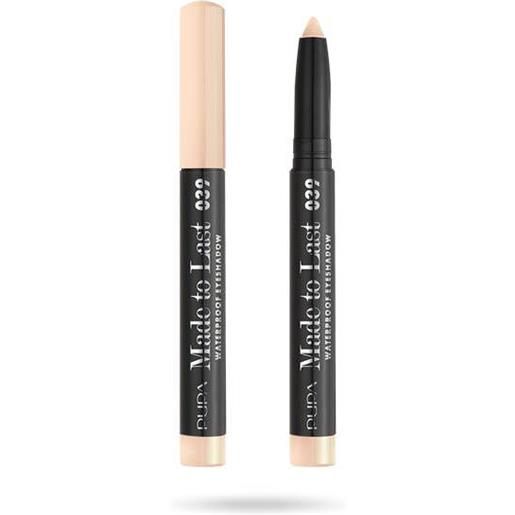 Pupa made to last waterproof eyeshadow ombretto stick 039 butter Pupa