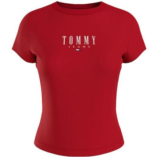 Tommy Jeans t-shirt essential logo 2 donna nero