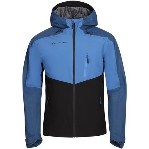 Alpine Pro bered hoodie rain jacket blu xl uomo