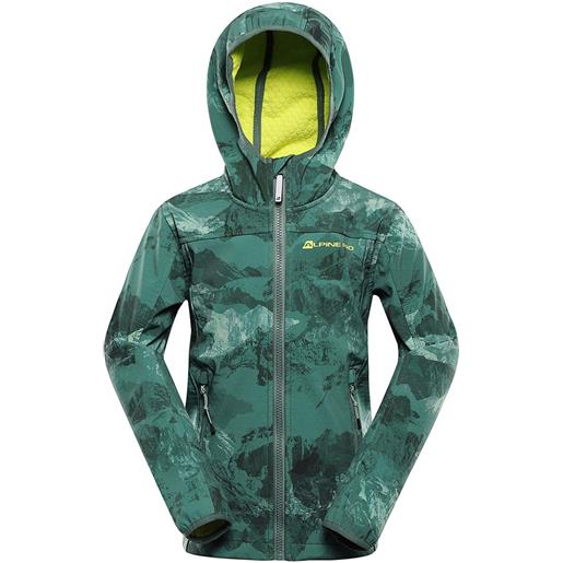 Alpine Pro hooro jacket verde 104-110 cm ragazzo