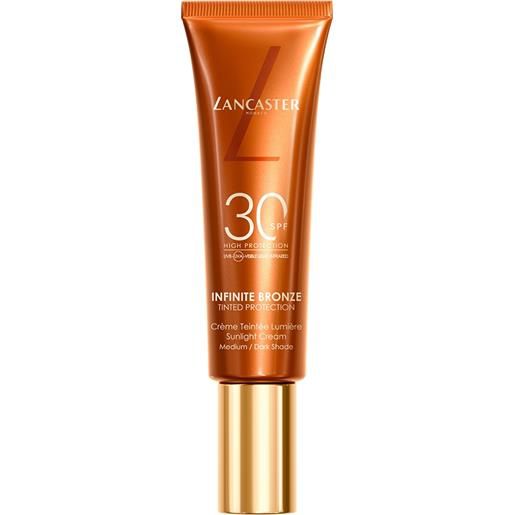 LANCASTER infinite bronze tinted protection crème teintée lumière medium / dark