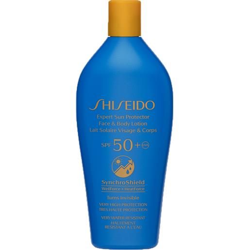 Shiseido expert sun protector latte solare viso e corpo spf 50+