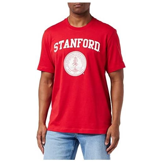 Champion college s-s, t-shirt uomo, rosso, m