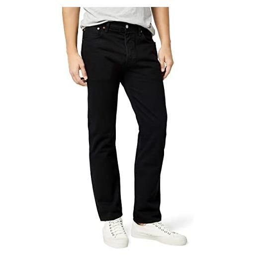 Levi's uomo 501 jeans originali, nero, 33w x 32l