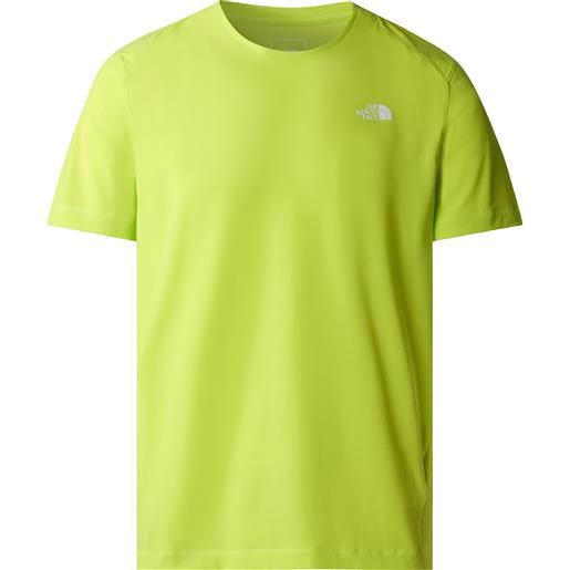 The North Face - t-shirt traspirante - m lightning alpine s/s tee fizz lime per uomo - taglia s, m, l, xl - verde