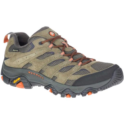 Merrell - scarpe da trekking - moab 3 gtx olive per uomo in materiale riciclato - taglia 41.5,42,43,43.5,44,44.5,45 - verde