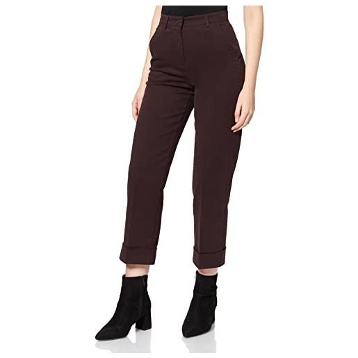 Sisley pantaloni 4k2z55cw6, marrone scuro 0 g3, 48 donna