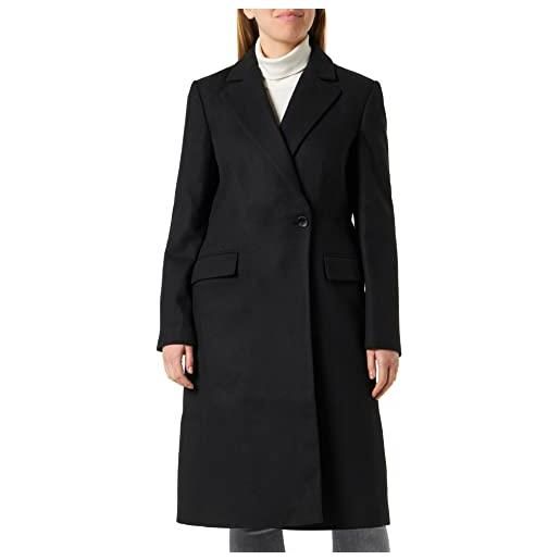 Sisley coat 2boyln019 cappotto, black 700, 38 da donna
