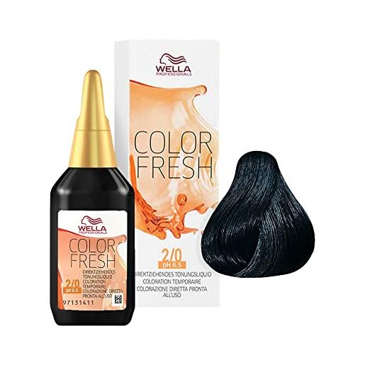 Wella color fresh colorazione in crema 2/0 - 75 ml