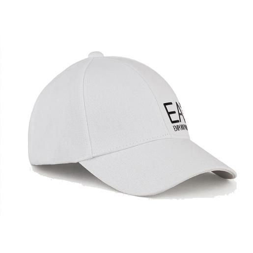 EA7 cappello con visiera in cotone