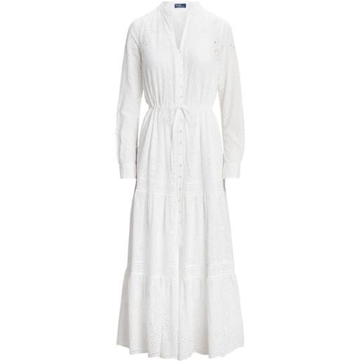Polo Ralph Lauren abito lungo - bianco