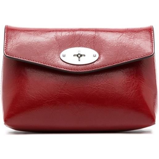 Mulberry clutch darley in pelle - rosso