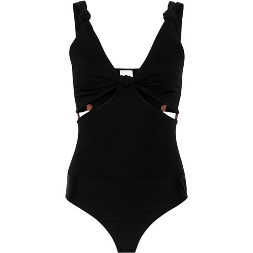 Nanushka body con dettaglio cut-out - nero