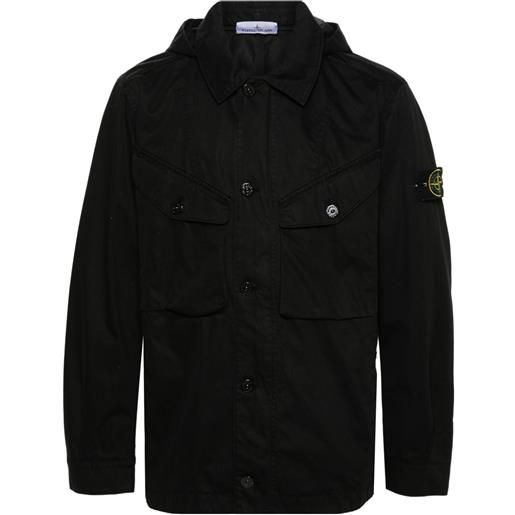 Stone Island giacca con cappuccio - nero