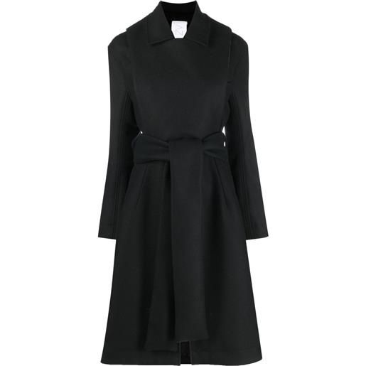 AZ FACTORY cappotto con cintura - nero