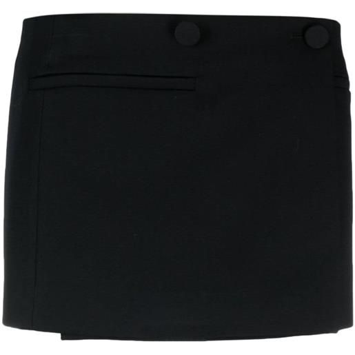 Valentino Garavani minigonna a portafoglio minifalda - nero