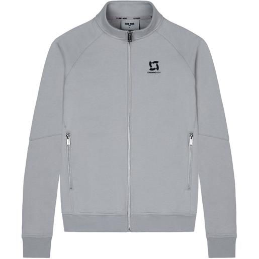 TEAM WANG design giacca sportiva con stampa - grigio