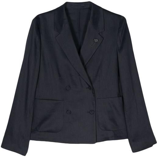 Lardini blazer doppiopetto - blu