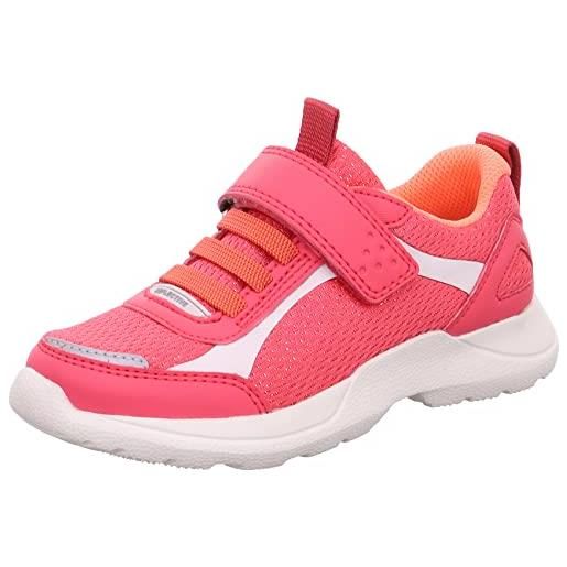 Superfit rush, sneaker, rosa/arancione 5500, 23 eu
