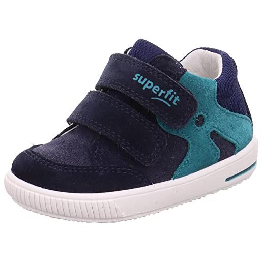 Superfit moppy 1000357, sneaker bambini e ragazzi, blu/blu 8010, 20 eu