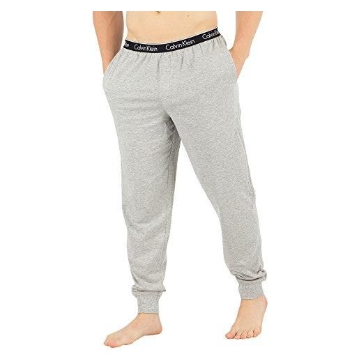 Calvin Klein pant cuffed mutande, grigio (grey heather 080), xl uomo