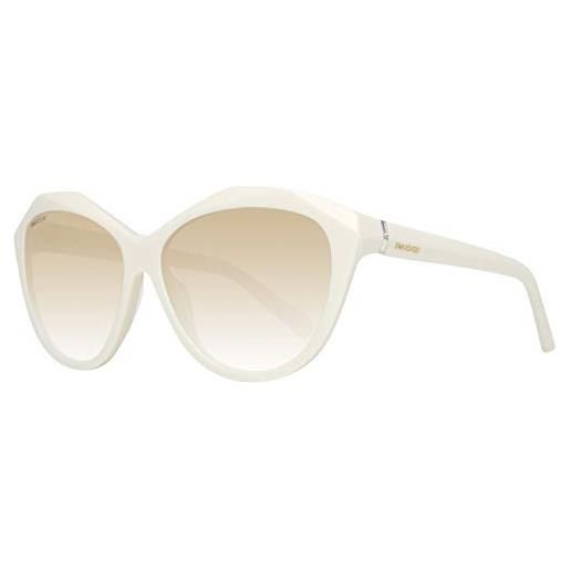 Swarovski sonnenbrille sk0136 25g 58 occhiali da sole, bianco (weiß), 58.0 donna
