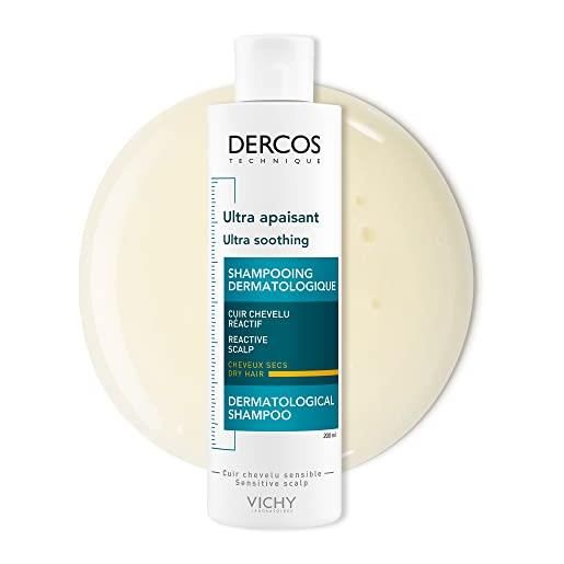 VICHY dercos shampo ultralenitivo secchi, 200 millilitro