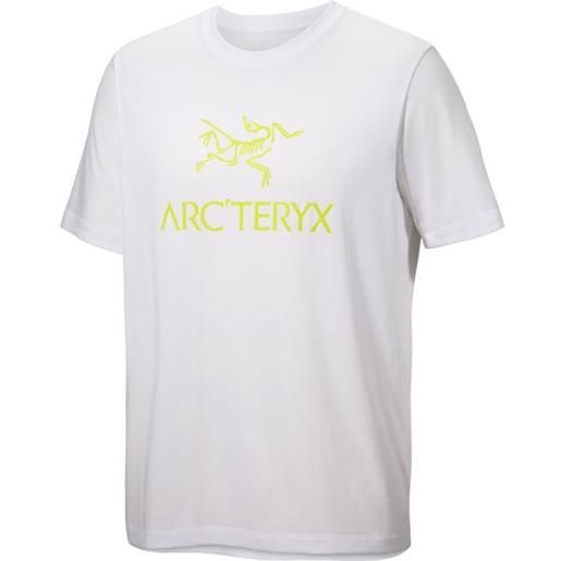ARC'TERYX t-shirt arc word logo uomo white light