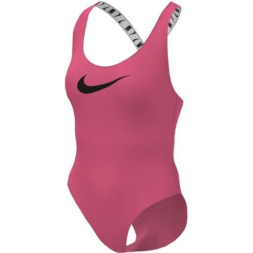 Nike Swim crossback youth swimsuit rosa m ragazza