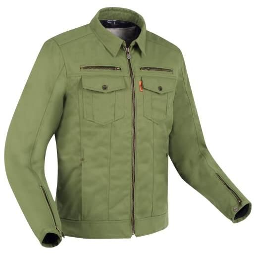 SEGURA, giacca moto patrol khaki, s