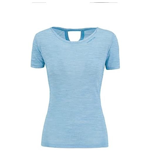 KARPOS verdana mer. W t-s t-shirt, blu (blue atoll), s donna