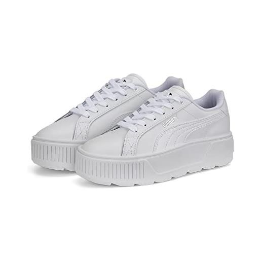 PUMA karmen l jr, scarpe da tennis, bianco, 39 eu