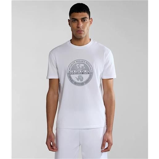 NAPAPIJRI t-shirt uomo bright white 002