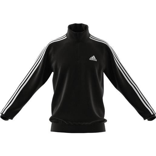 adidas Sportswear felpa essentials fleece 3-stripes 1/4-zip - uomo