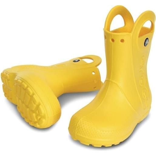 Crocs kids' handle it rain boot yellow 24-25